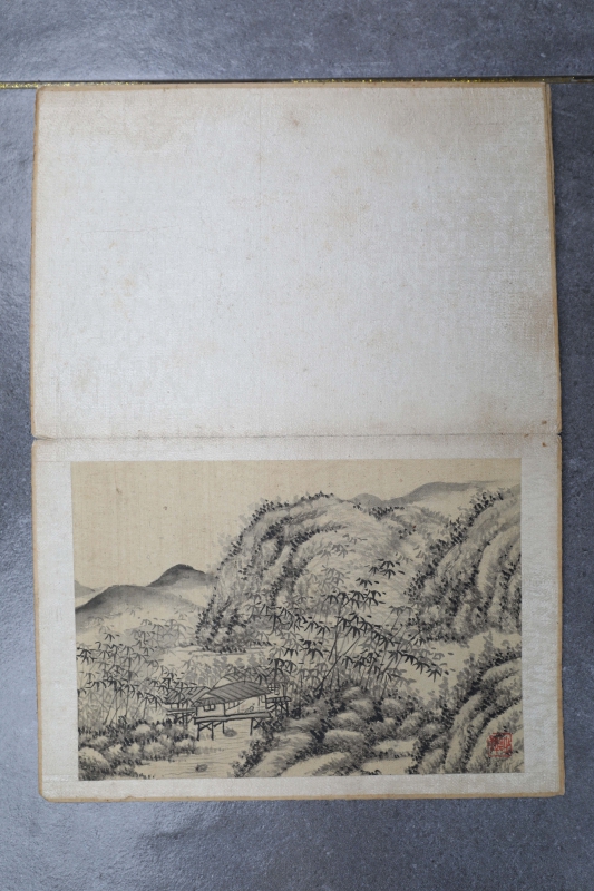 山水五开册页(3)