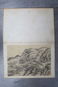 山水五开册页(3)