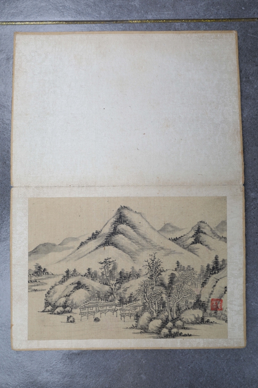 山水五开册页(5)