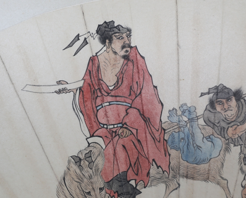 钟馗出巡图 行书五言(4)